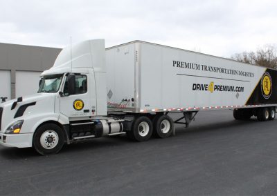 Premium Transportation Logistics Semi Graphics