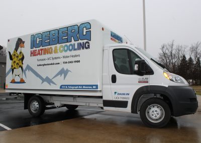 Iceberg Box Truck Graphics Decal