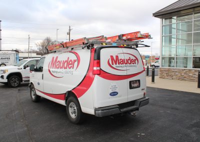 Mauder Heating and Air Van Graphics Decal